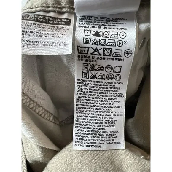 Levi Levi’s 505 jeans khaki pants men’s Tag 33 * 32 brown tan Straight white tag - Picture 4 of 8